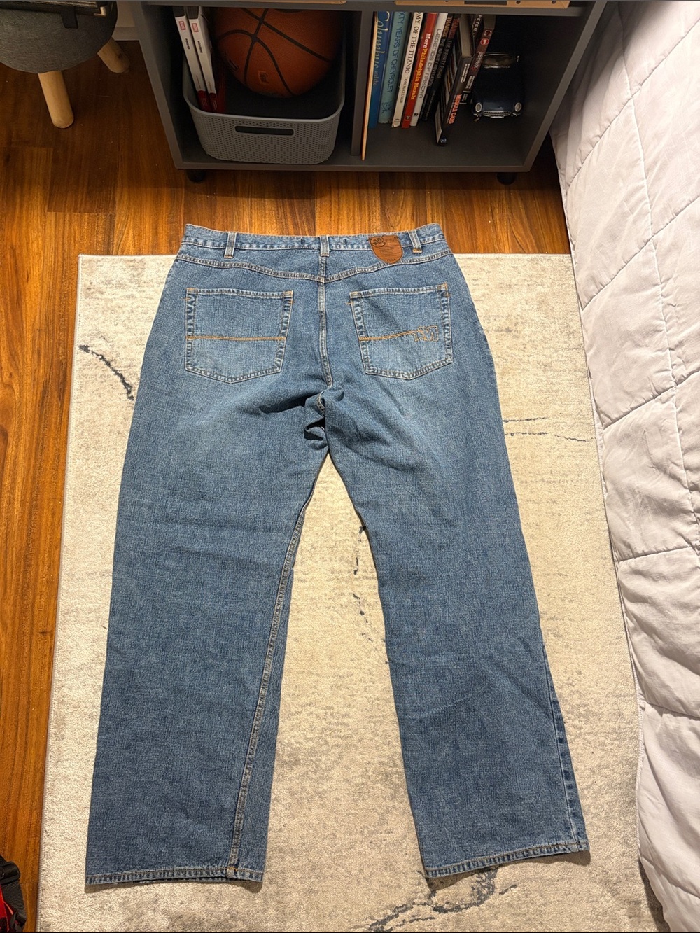 Mecca Men's Blue Baggy Jeans
